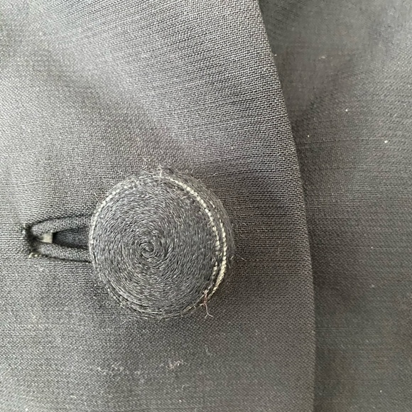 Hockanum Fabrics Steven Vintage 1960s Mink Collar Waterproof Long Coat Jacket M - Picture 9 of 10